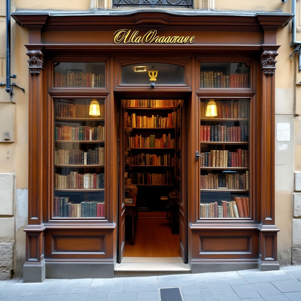 Façade historique de la librairie Le Coin du Livre